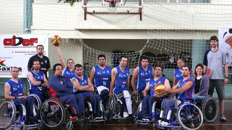 Basquete em cadeira de Rodas do CIDeF disputa Campeonato Brasileiro da Terceira Divisão. Foto: Divulgação.