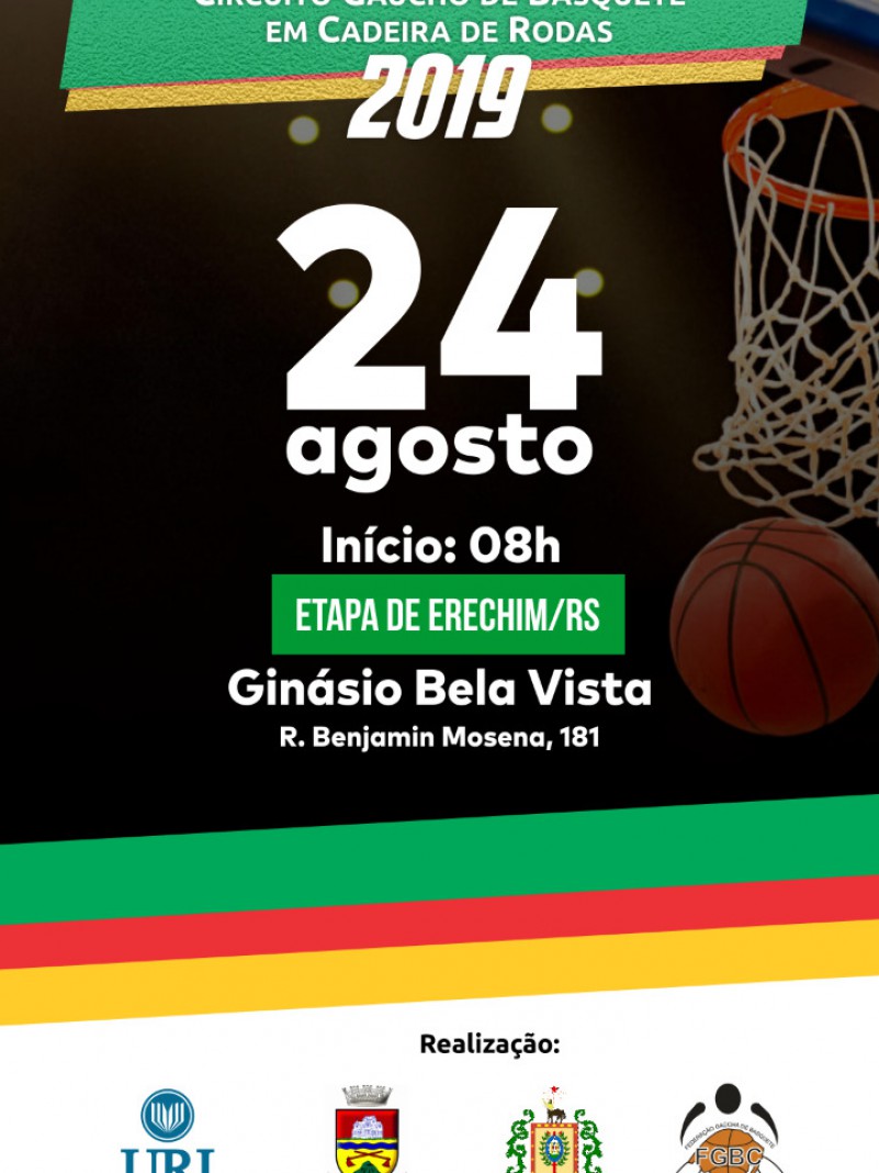 Cartaz contendo as informações sobre a competição.